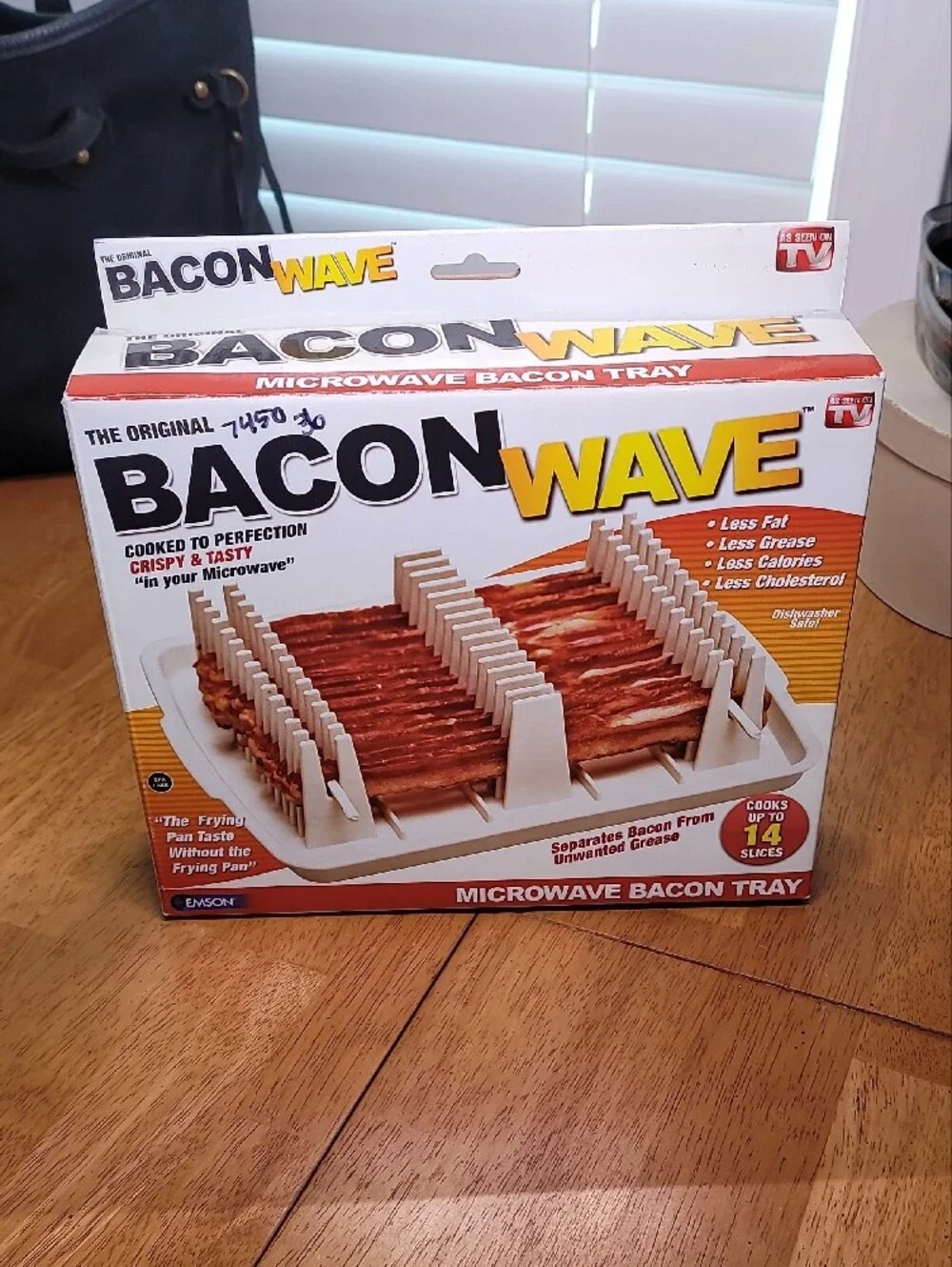 Microwave Bacon Tray - White